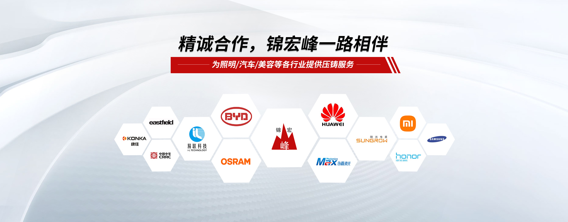 精誠(chéng)合作，錦宏峰一路相伴
